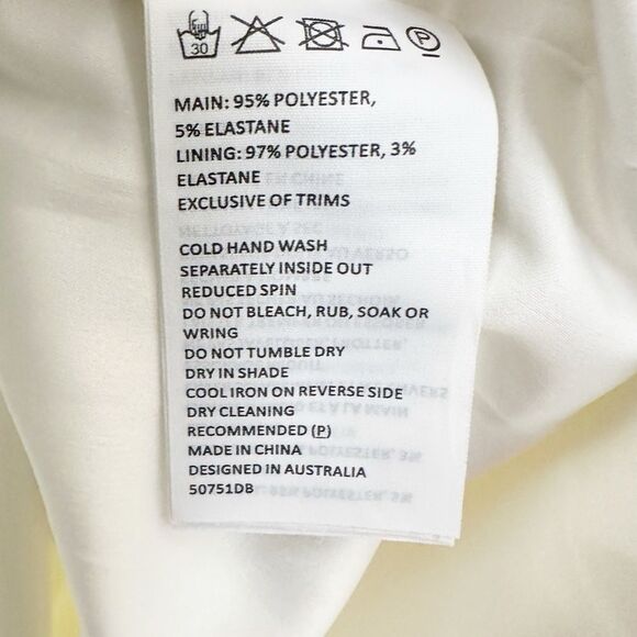 Bardot Off The Shoulder Dress White Size 8 Medium - Picture 10 of 11